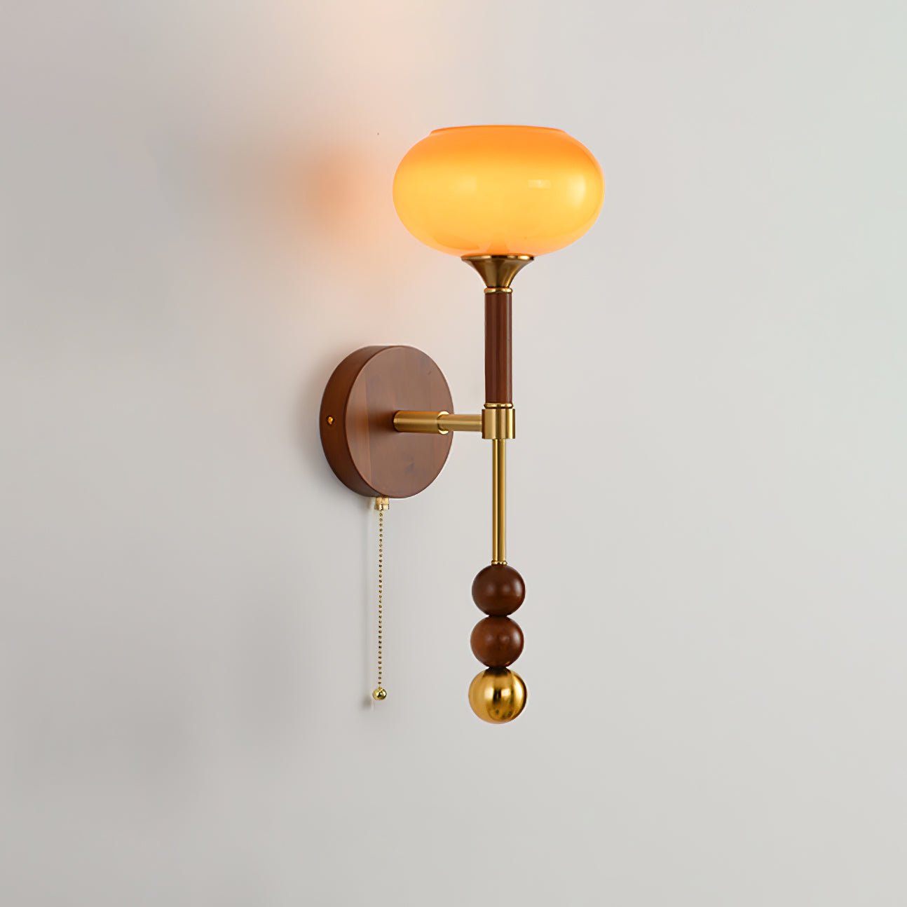 Hilda Roma Elegance Wood Sconce Wall lamp - Neutral Decor