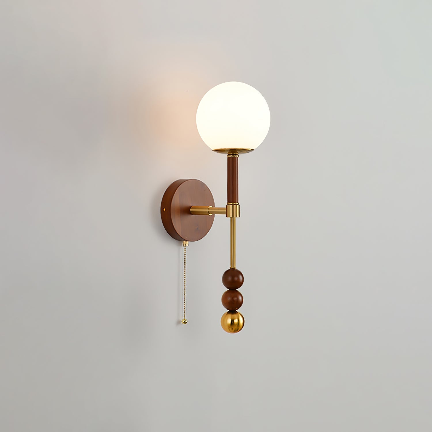 Hilda Roma Elegance Wood Sconce Wall lamp - Neutral Decor