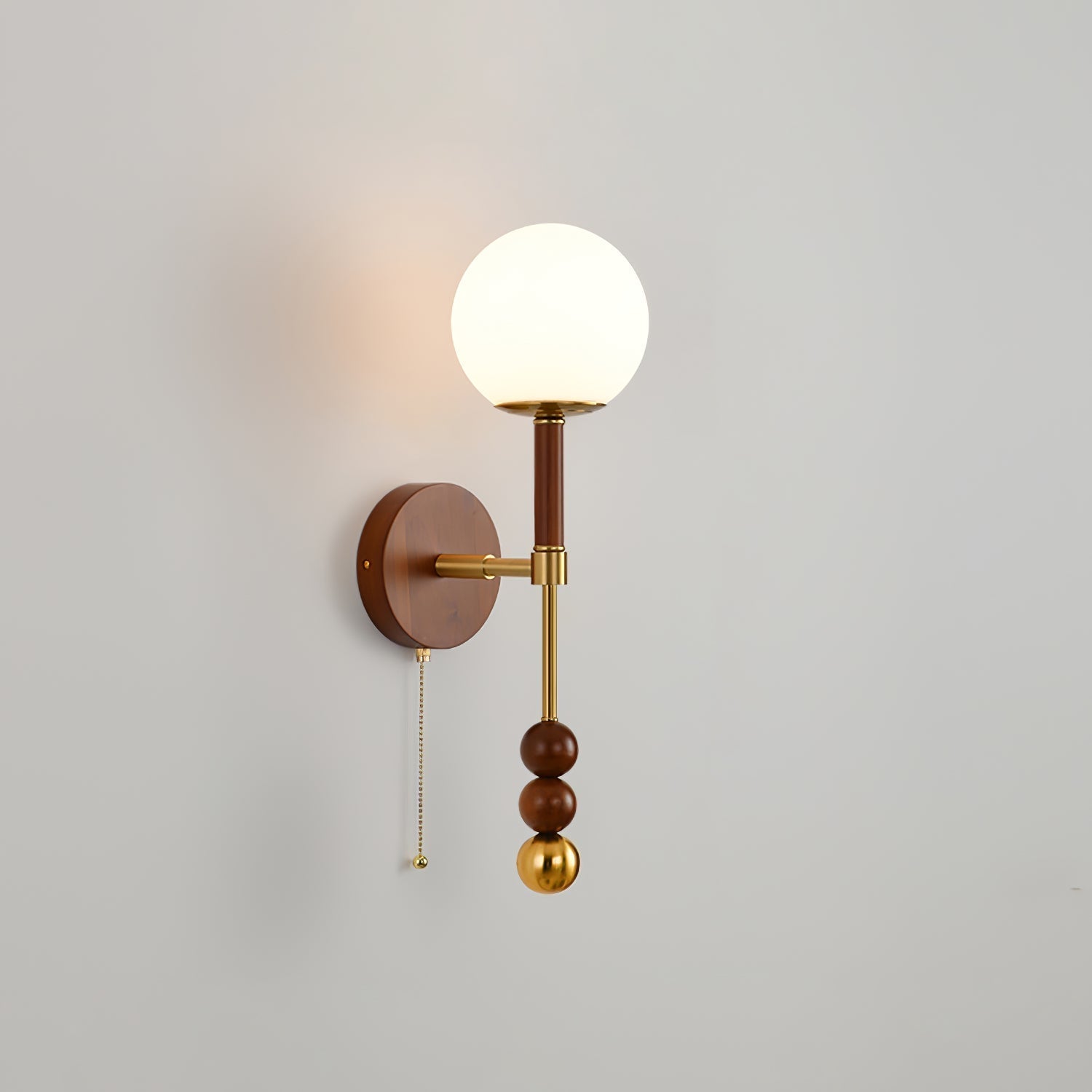 Hilda Roma Elegance Wood Sconce Wall lamp - Neutral Decor