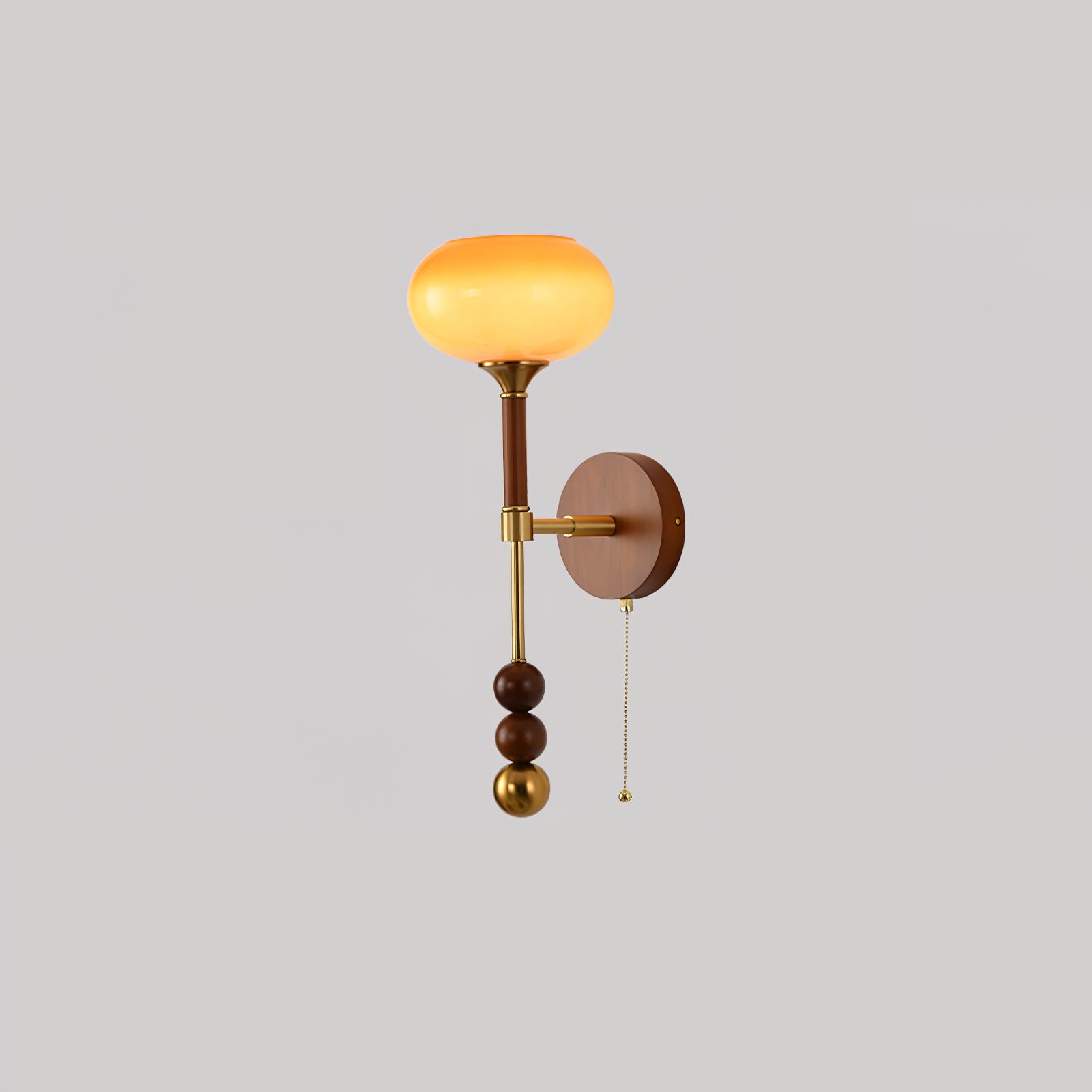 Hilda Roma Elegance Wood Sconce Wall lamp - Neutral Decor