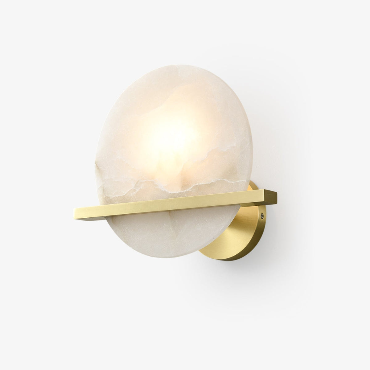 Avemis Sphere Alabaster Wall Light