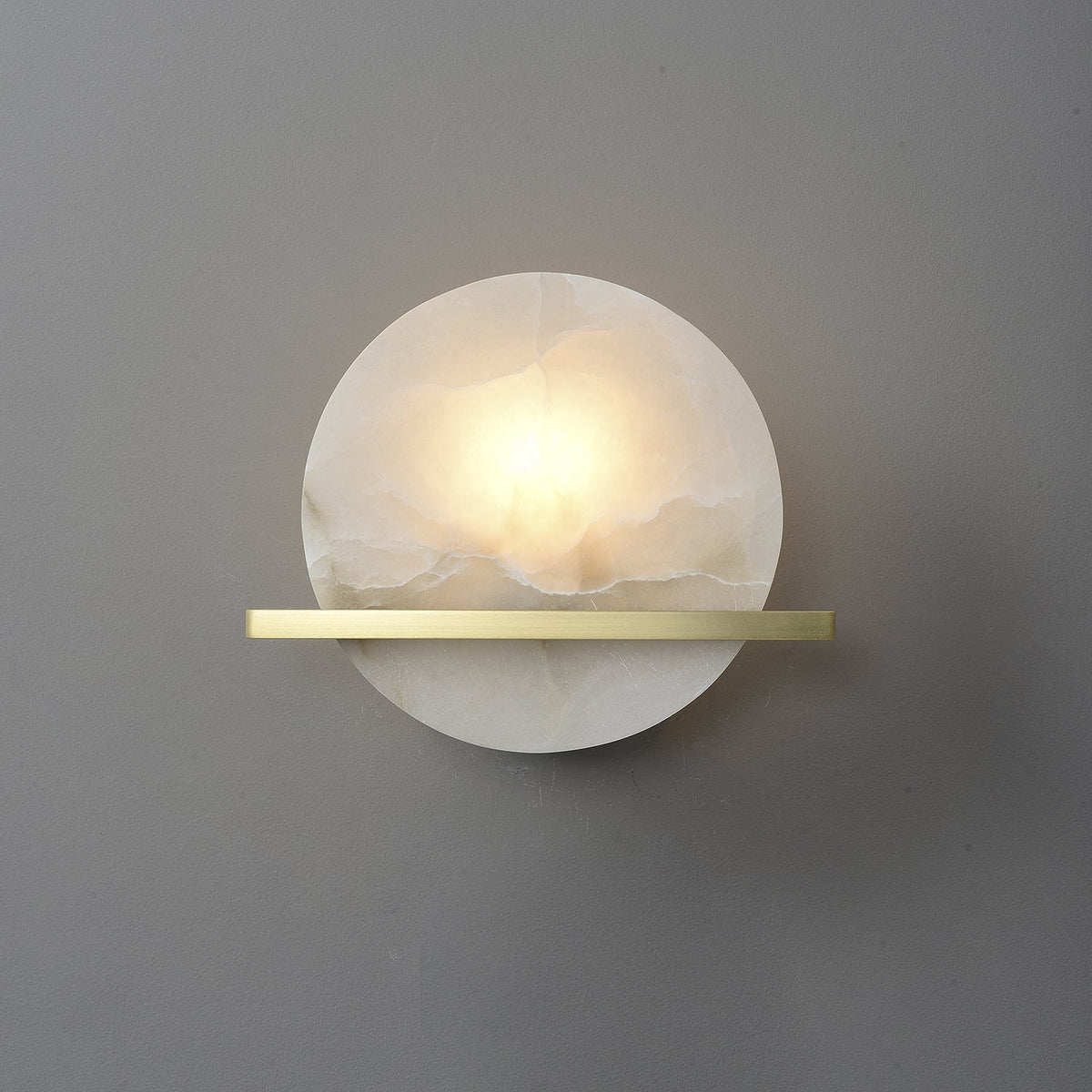 Avemis Sphere Alabaster Wall Light