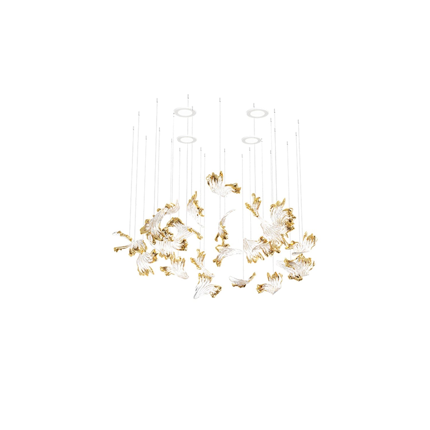 Citalora Crystal Cluster Pendant Light Chandelier
