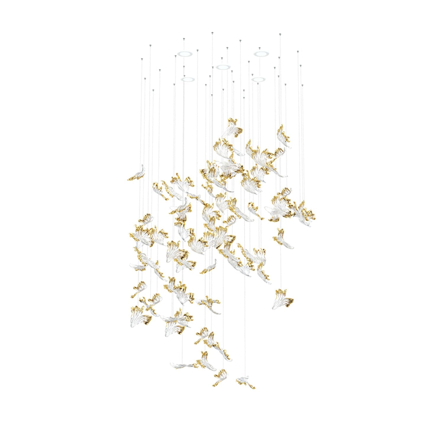 Citalora Crystal Cluster Pendant Light Chandelier