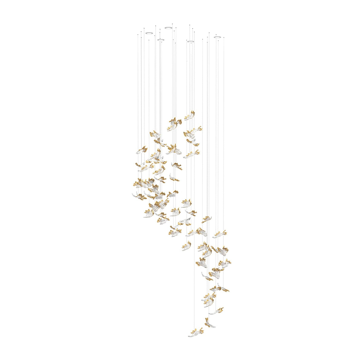Citalora Crystal Cluster Pendant Light Chandelier