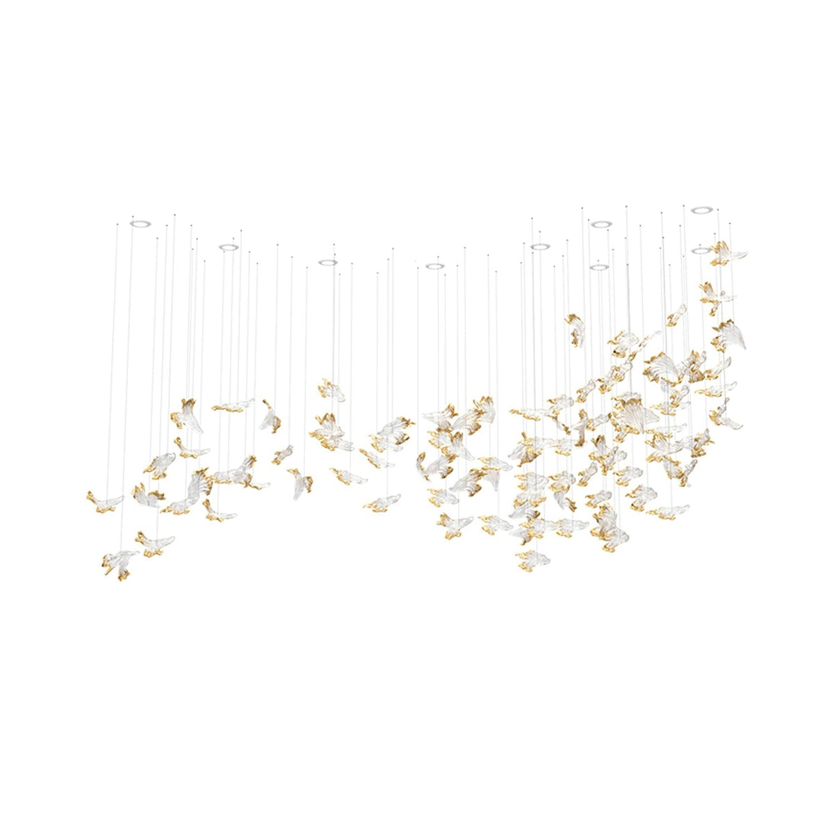 Citalora Crystal Cluster Pendant Light Chandelier