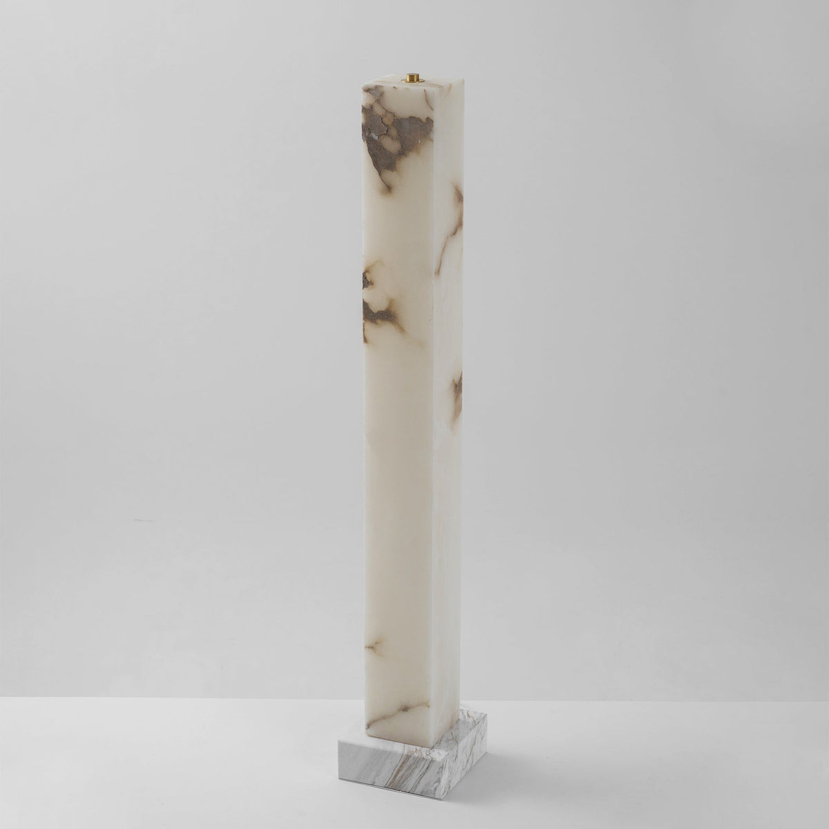 Frozen Alabaster Floor Lamp