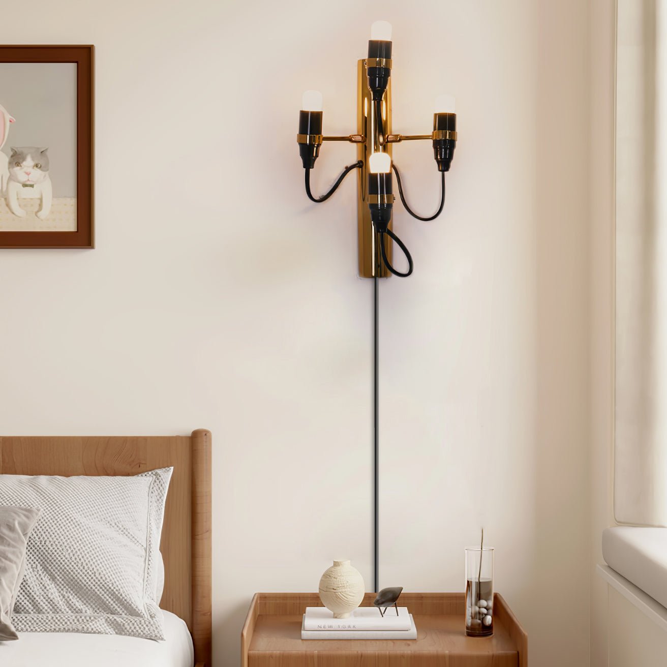 Cevynarae Classic Fruit Plug-in Wall Lamp