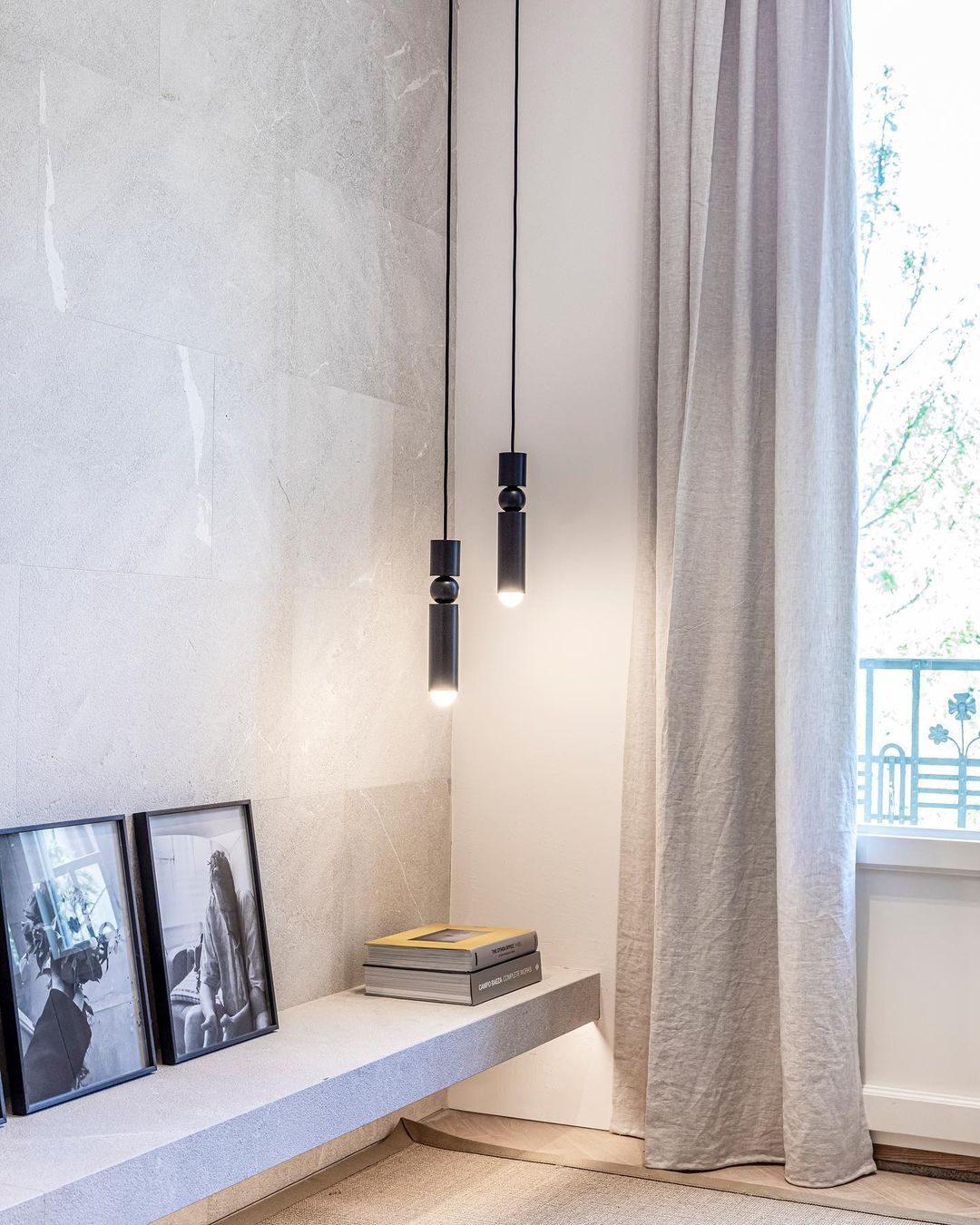 Zandria Geometric Pendant Light - Neutral Decor