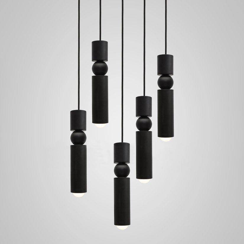 Zandria Geometric Pendant Light - Neutral Decor