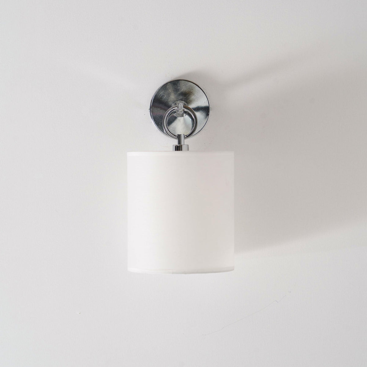 Emile Cylindrical Fabric Shade Wall Lamp Farmhouse