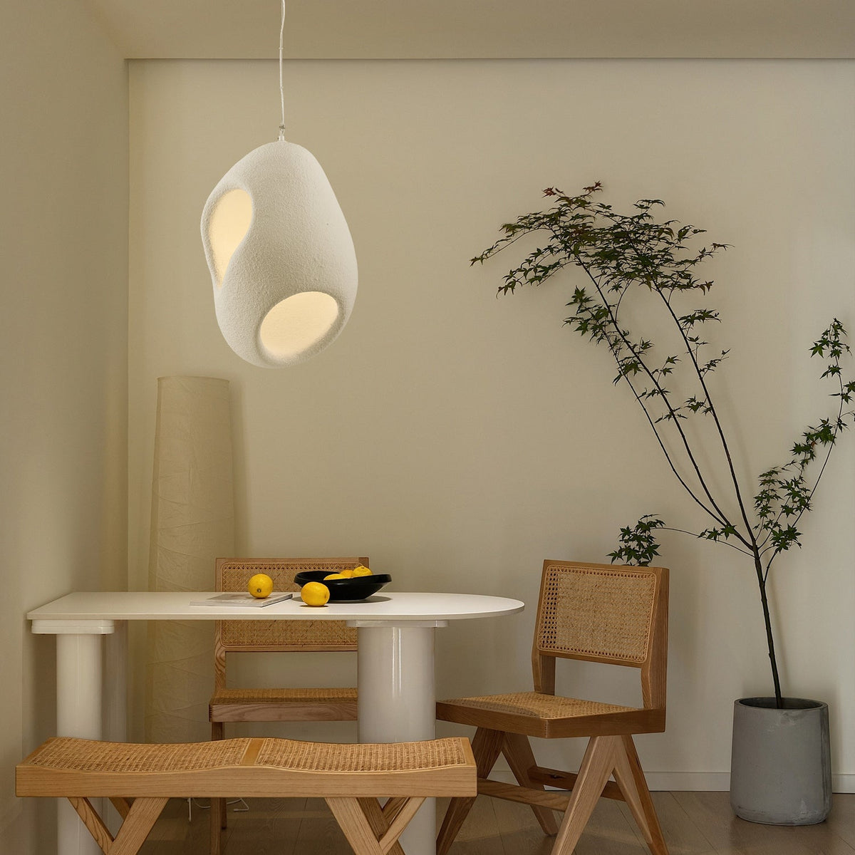 Zavelyra Textured Resin Pendant Light