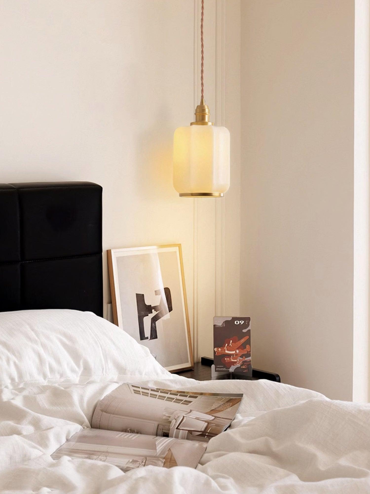 Lume Brass Vintage Pendant Light - Neutral Decor