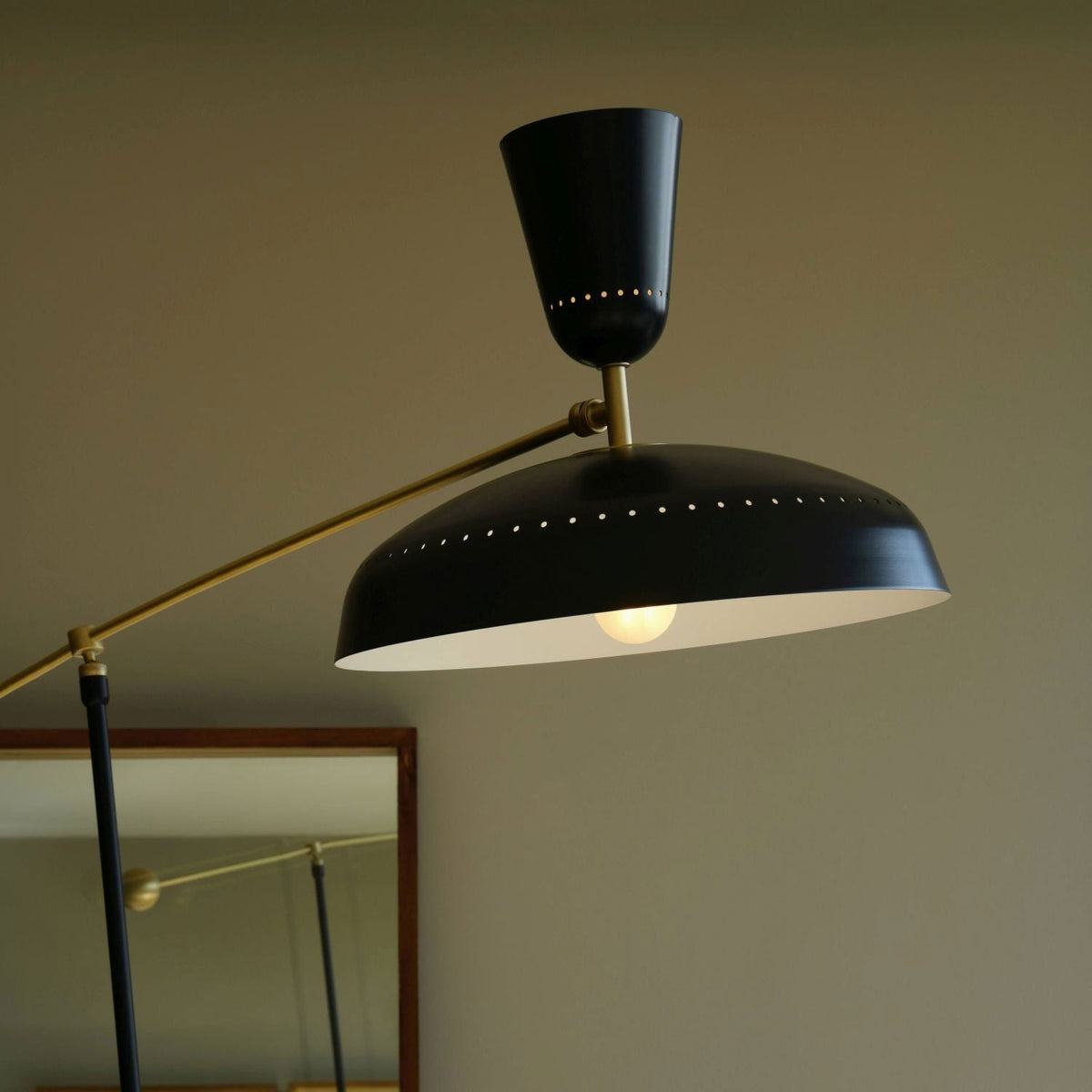 Celeste Minimalism Brass Floor Lamp