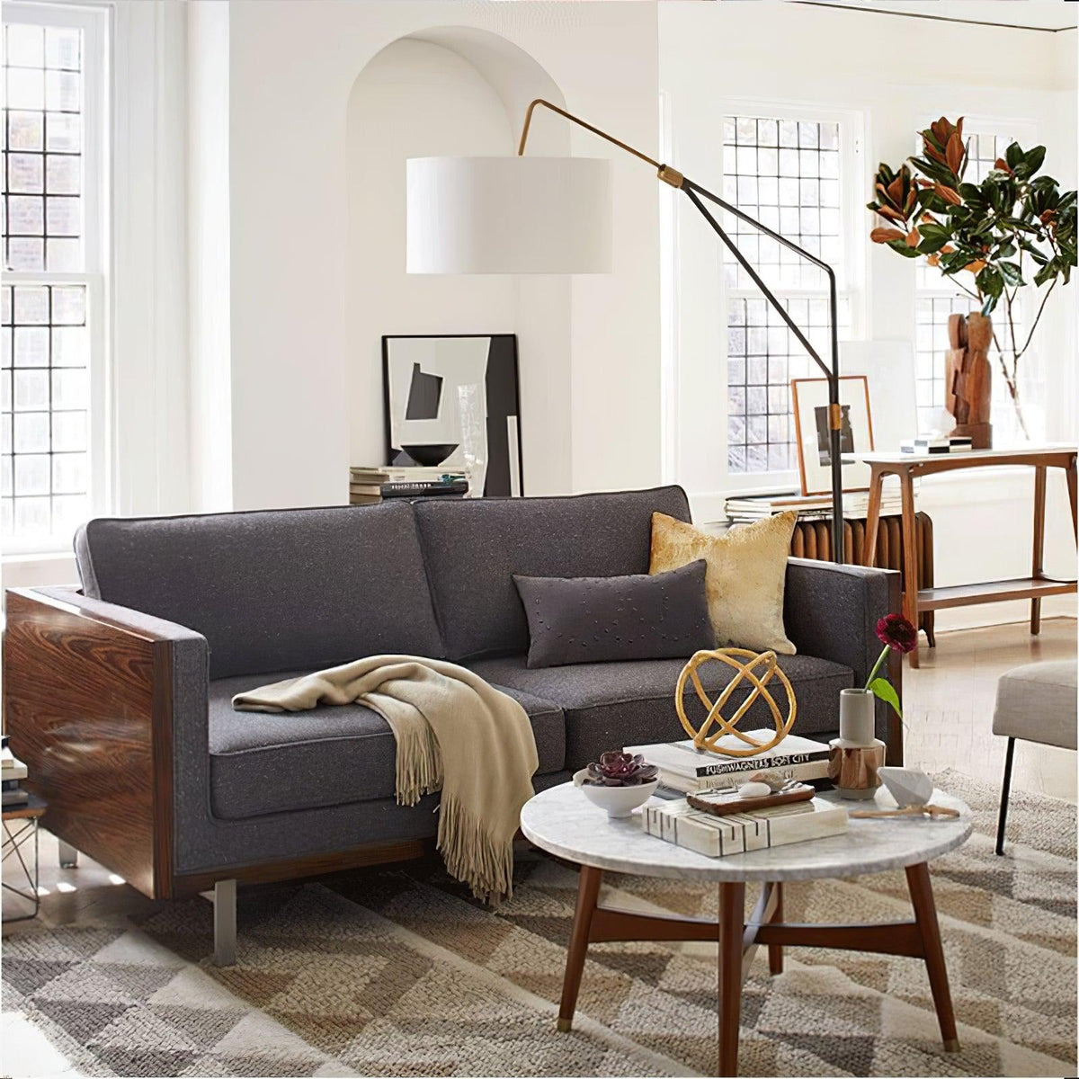 Eveny Minimalist Marble Floor Lamp
