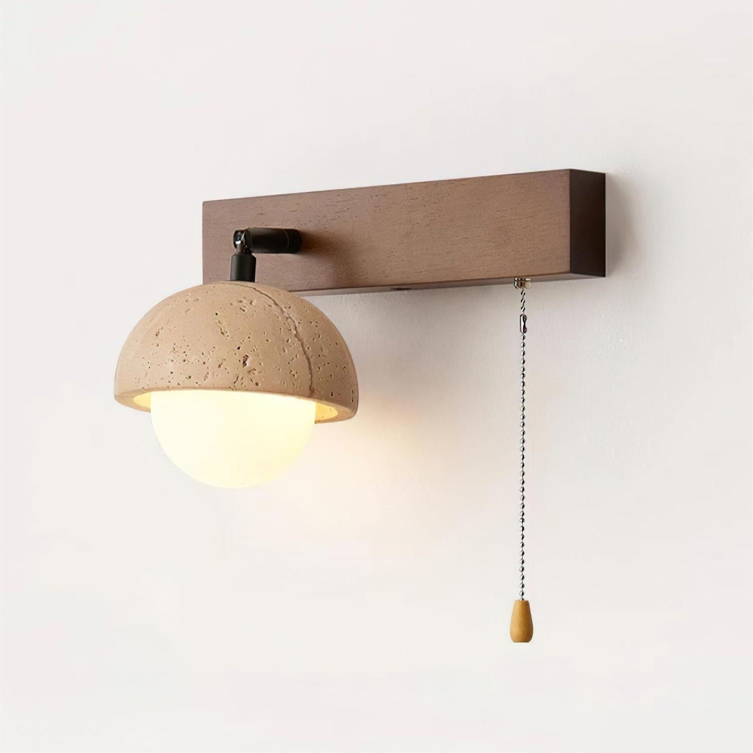 Gevon Travertine Wall Lamp - Neutral Decor