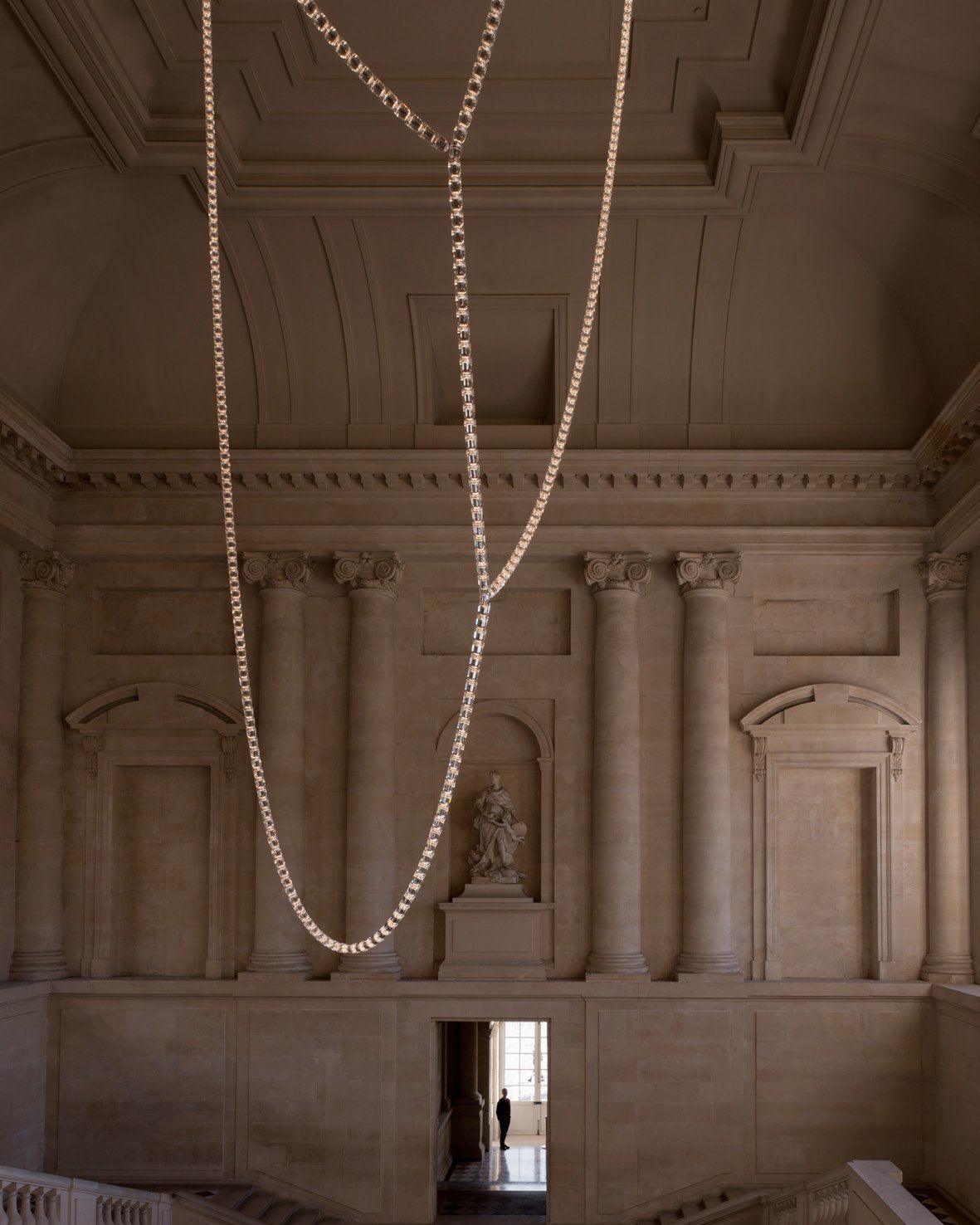 Nexus  Chrome   Crystal Chandelier