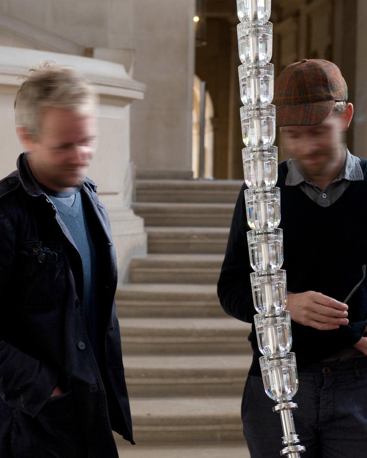 Nexus  Chrome   Crystal Chandelier