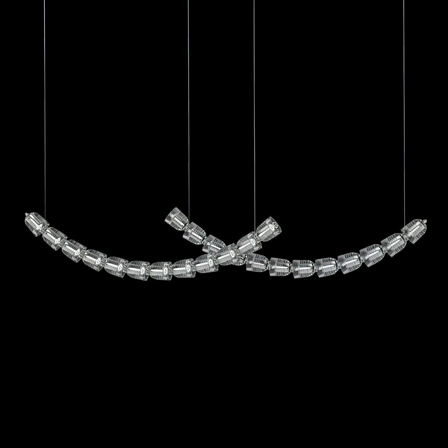 Cascade Modern Acrylic Chandelier