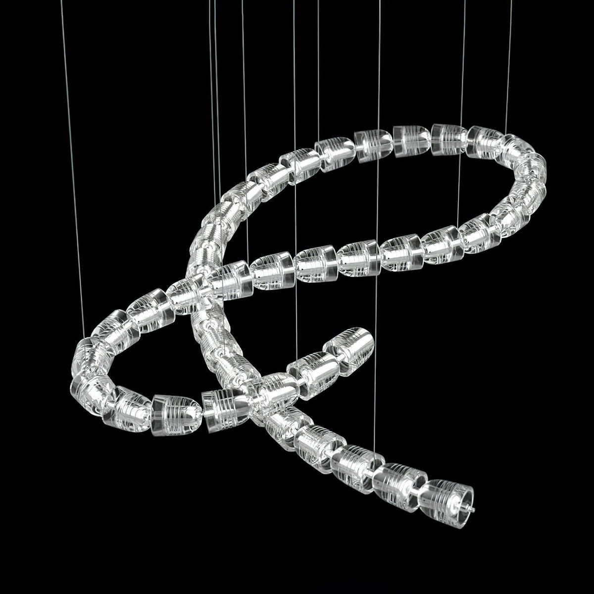 Cavenira Art Deco Crystal Chandelier