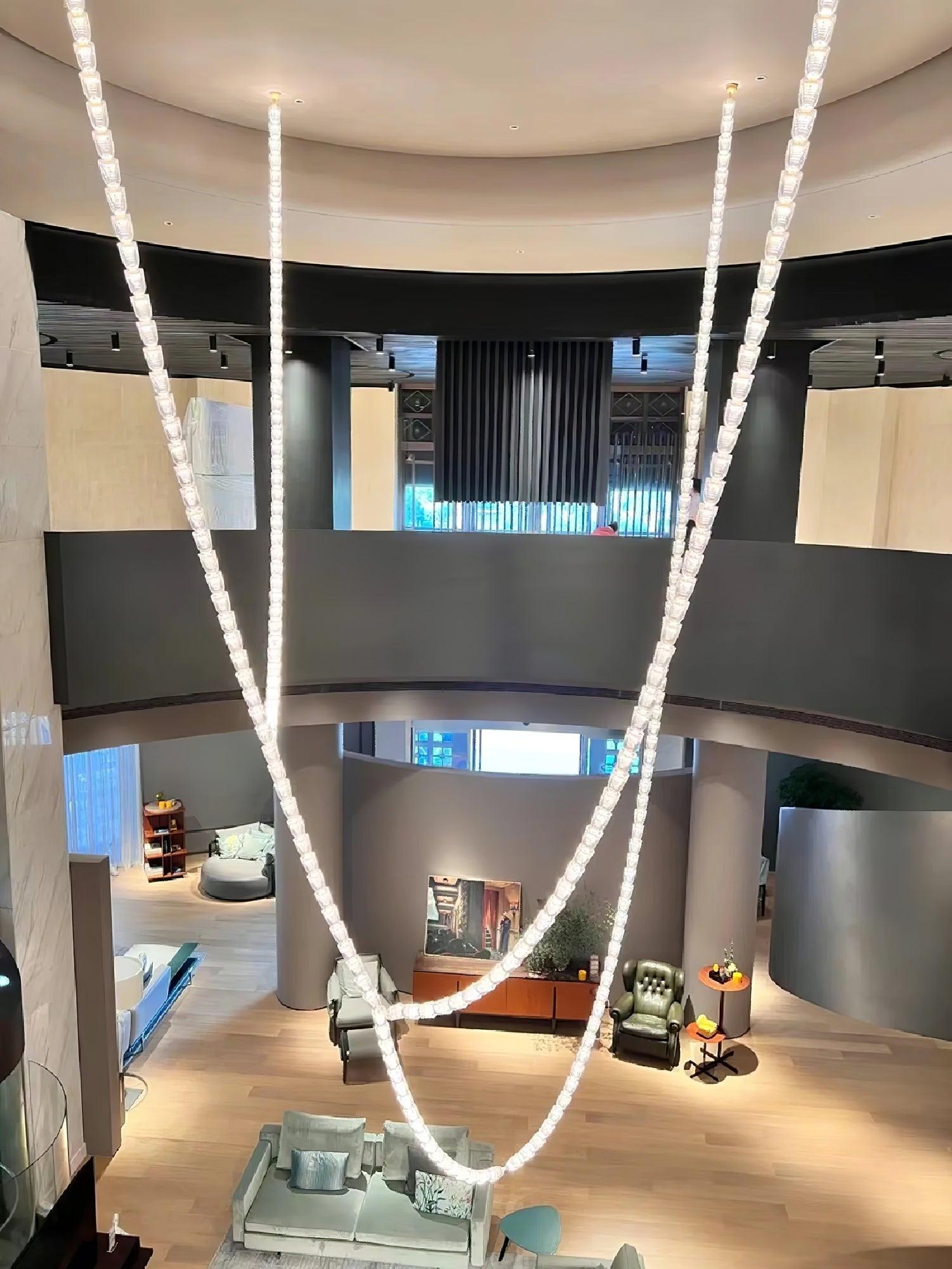 Cavenira Art Deco Crystal Chandelier