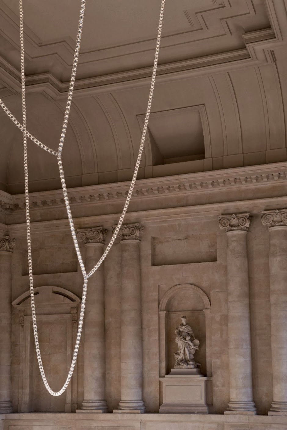 Nexus  Chrome   Crystal Chandelier