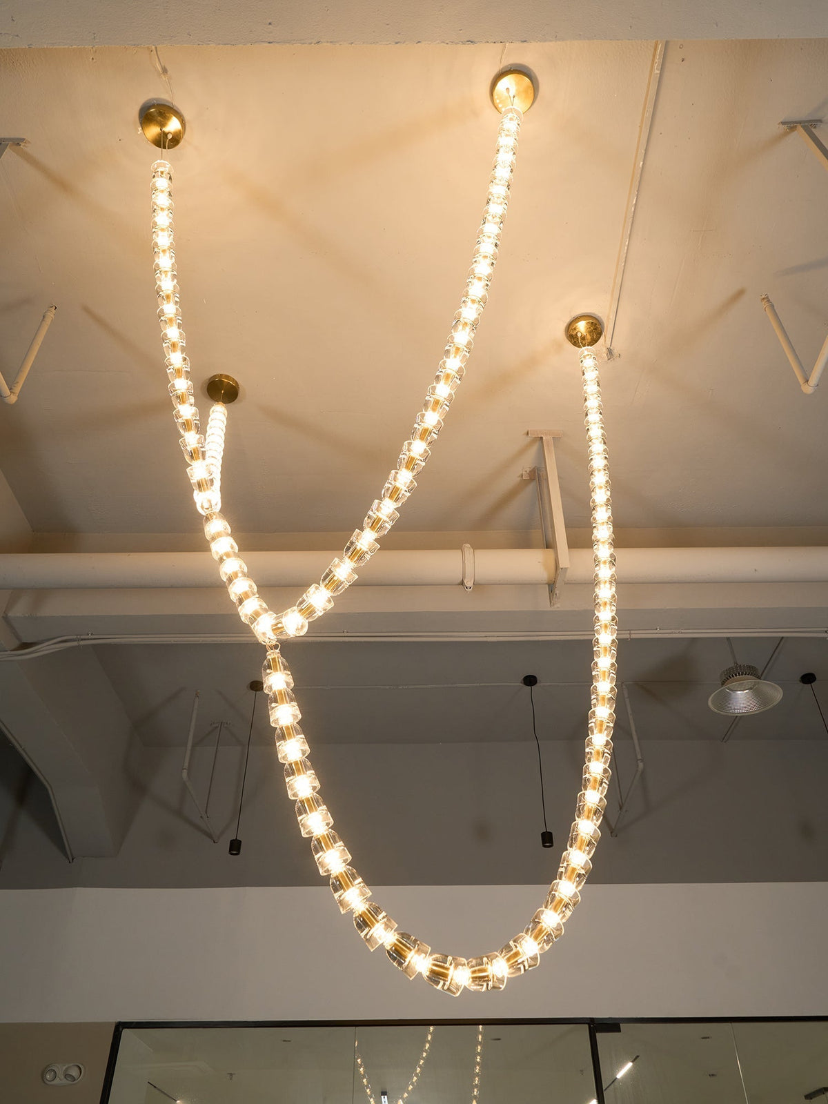 Nexus Gold  Crystal Chandelier