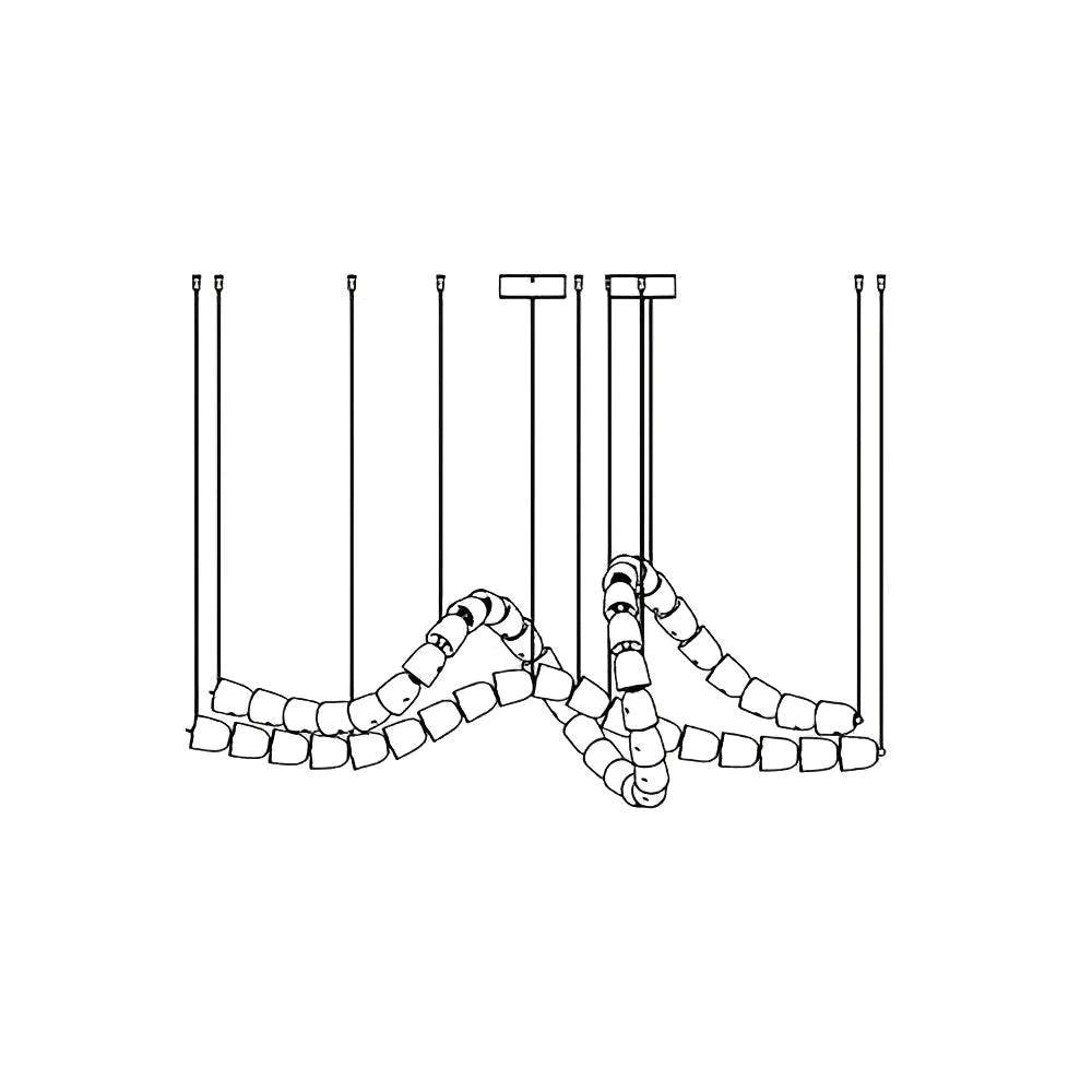 Zevenila Modern Acrylic Chandelier