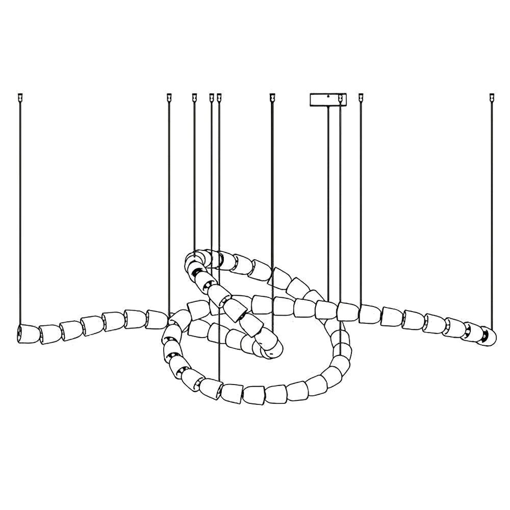 Zemirisra Modern Acrylic Chandelier
