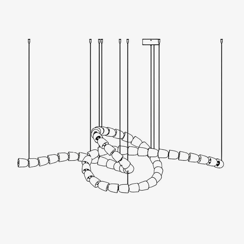 Zemirisra Modern Acrylic Chandelier