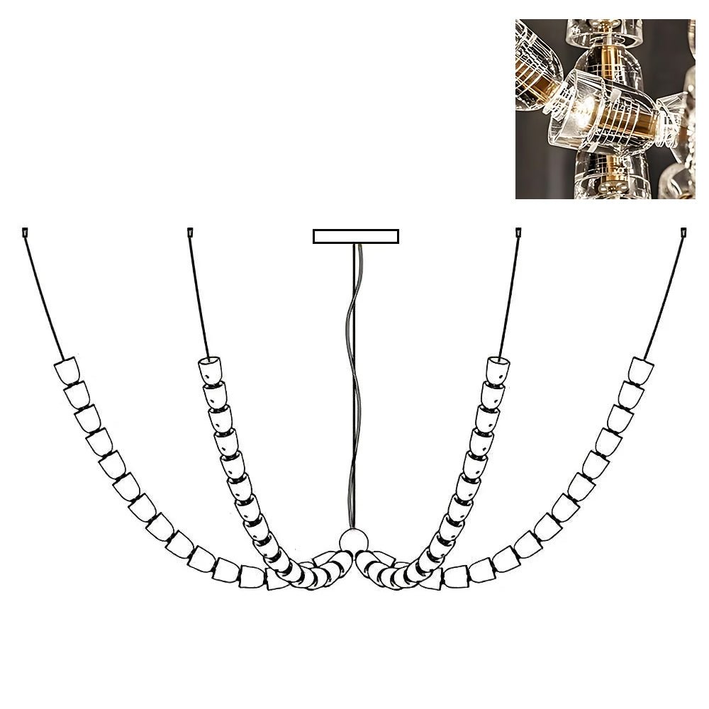 Vivaryra Modern LED Chandelier