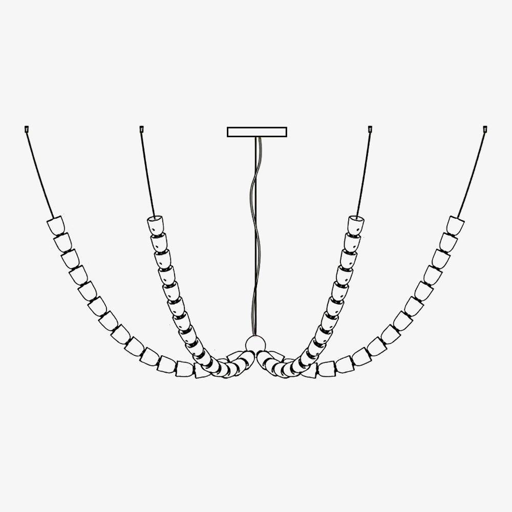 Vivaryra Modern LED Chandelier