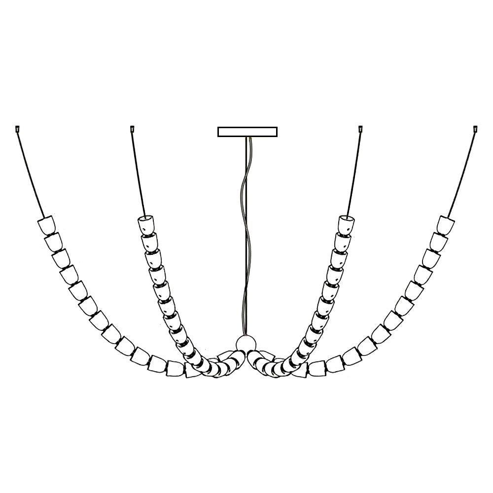 Vivaryra Modern LED Chandelier
