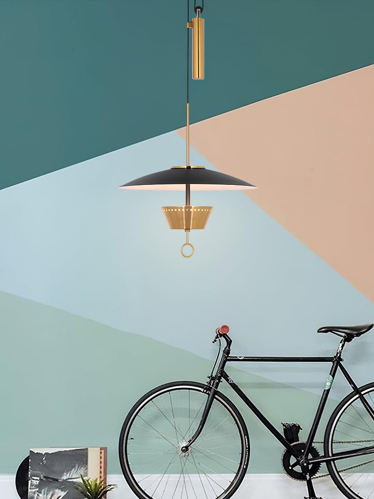 Oriuissa Chandelier Retro Brass