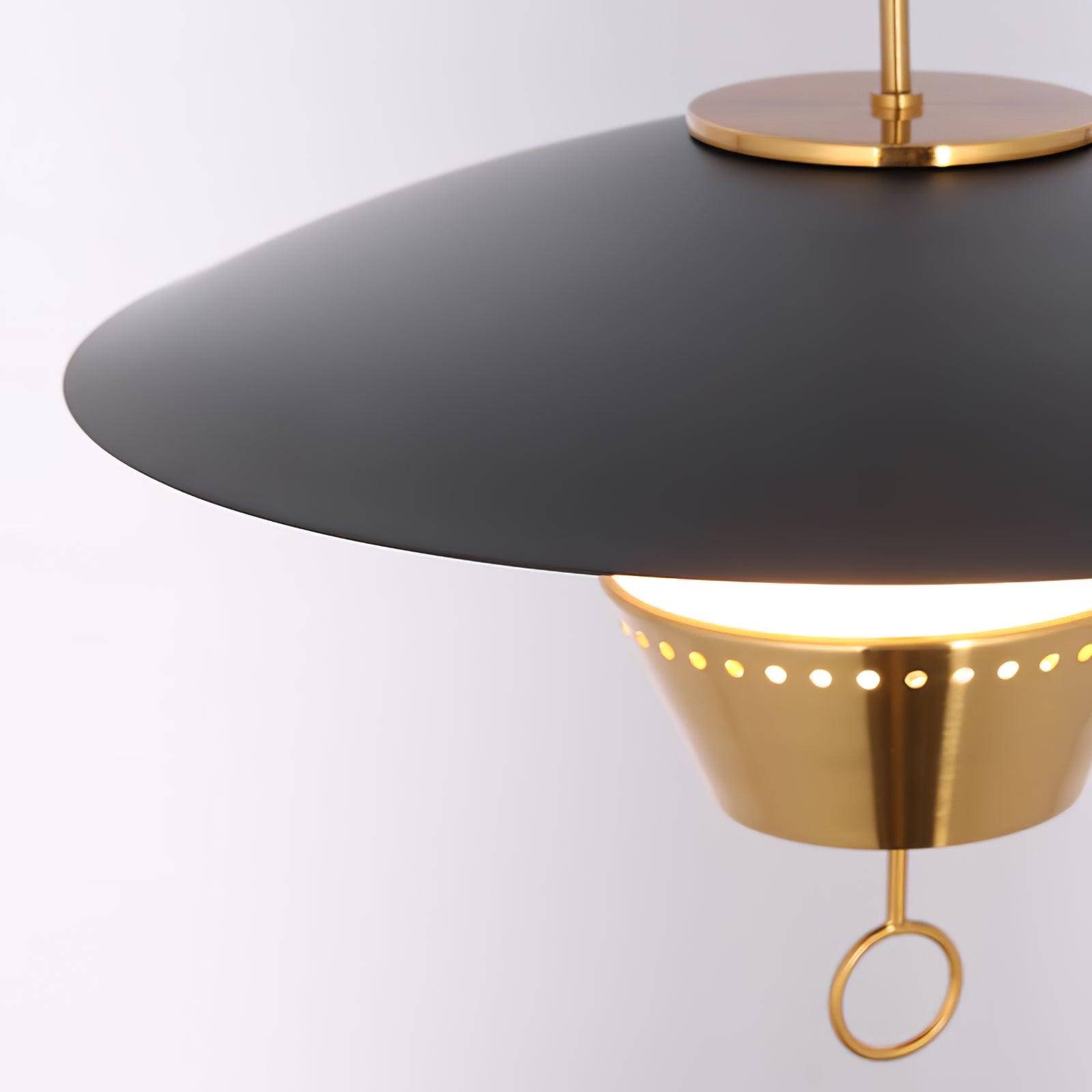 Oriuissa Chandelier Retro Brass