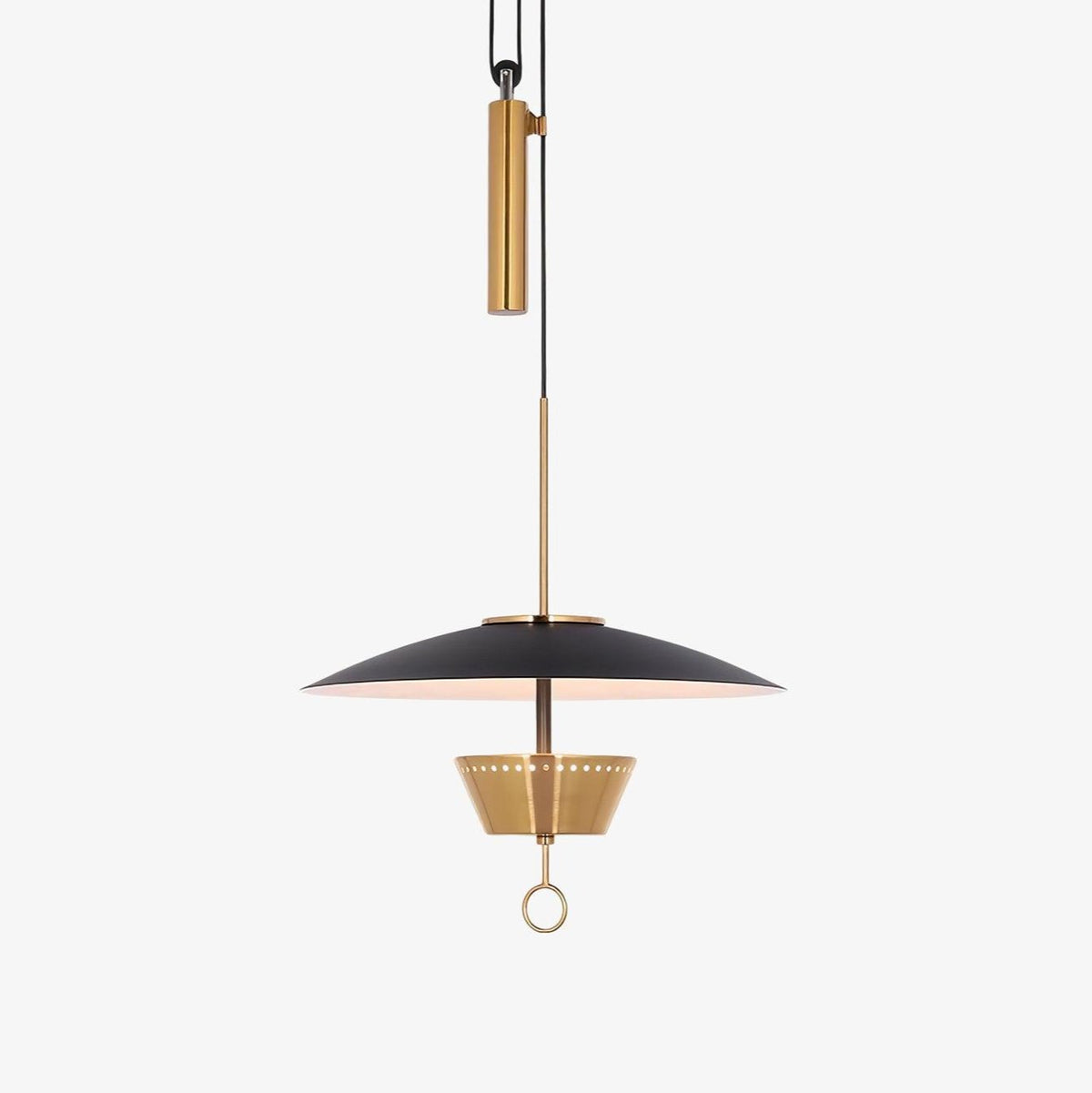 Oriuissa Chandelier Retro Brass