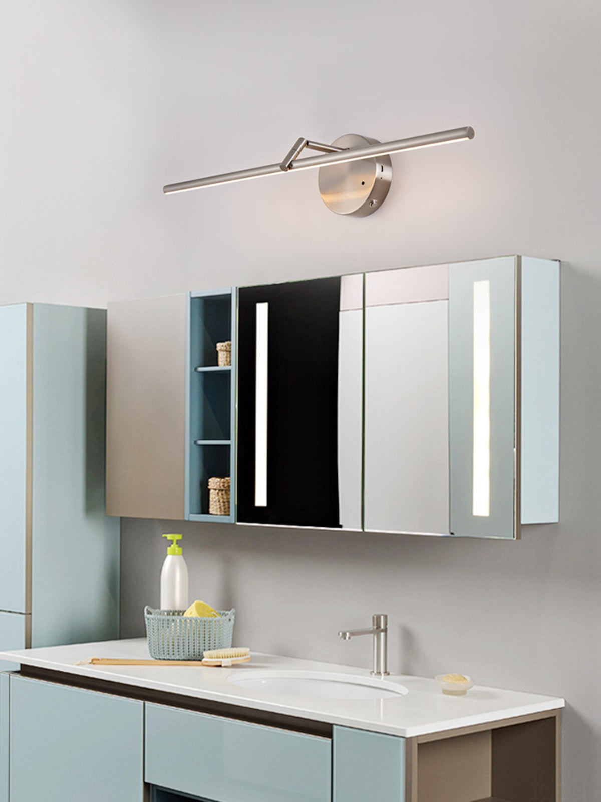 Suly Slim Gold Rechargeable Wall Light