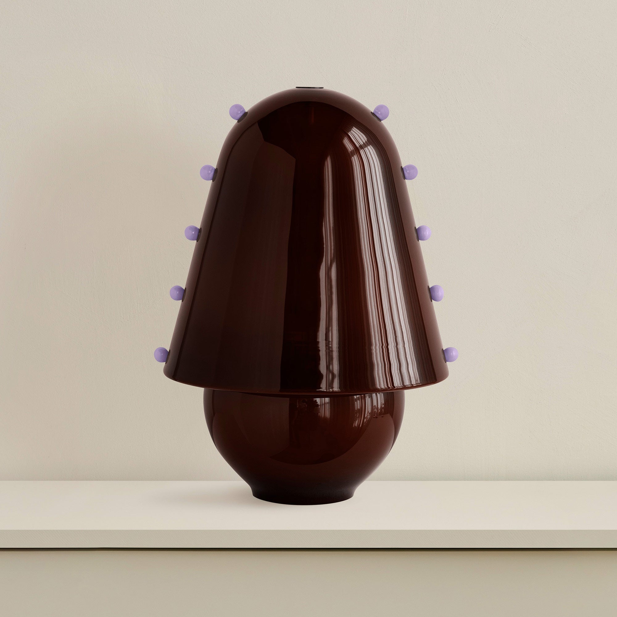 Enzo Contemporary Glass Table Lamp