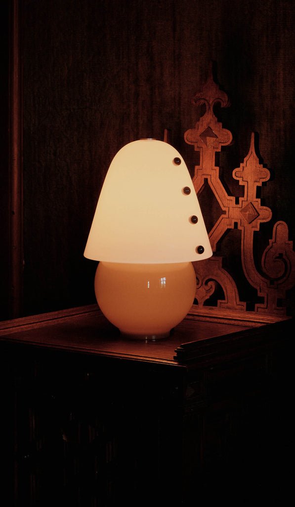 Enzo Contemporary Glass Table Lamp