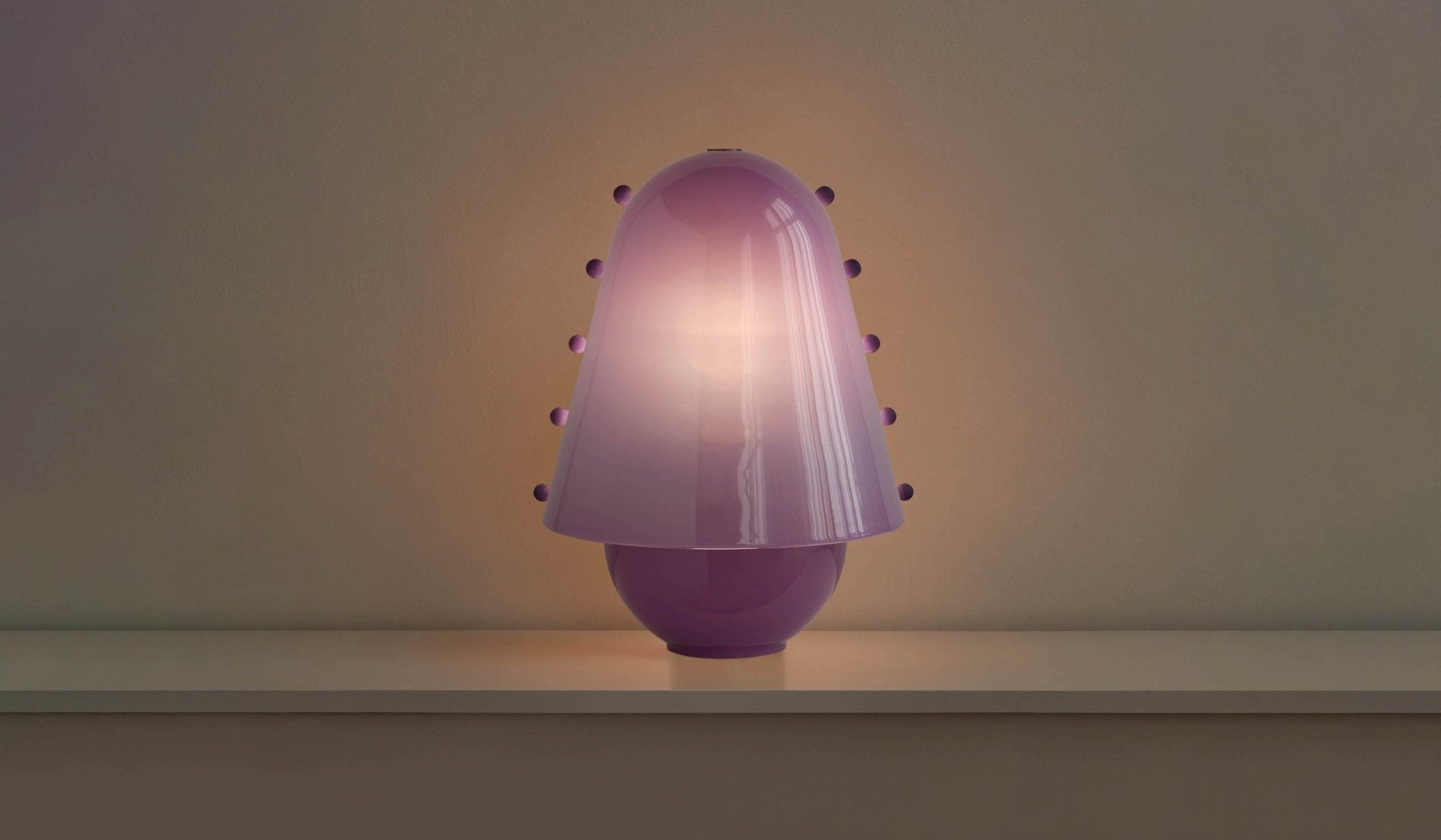 Enzo Contemporary Glass Table Lamp