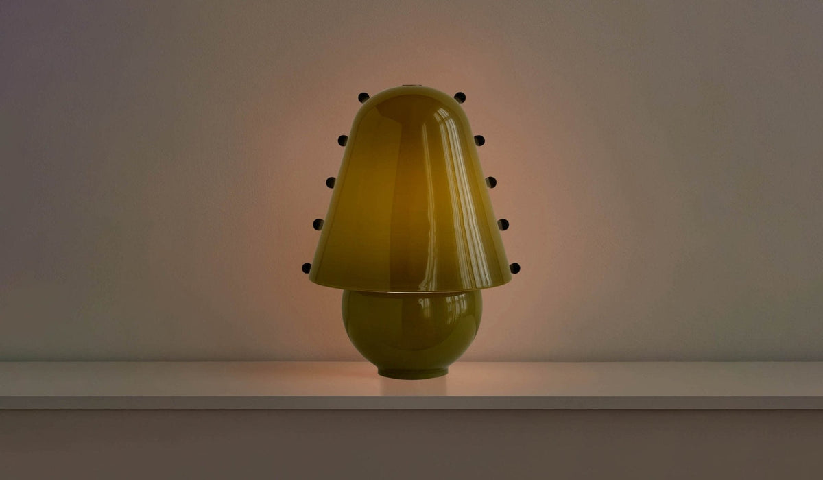 Enzo Contemporary Glass Table Lamp