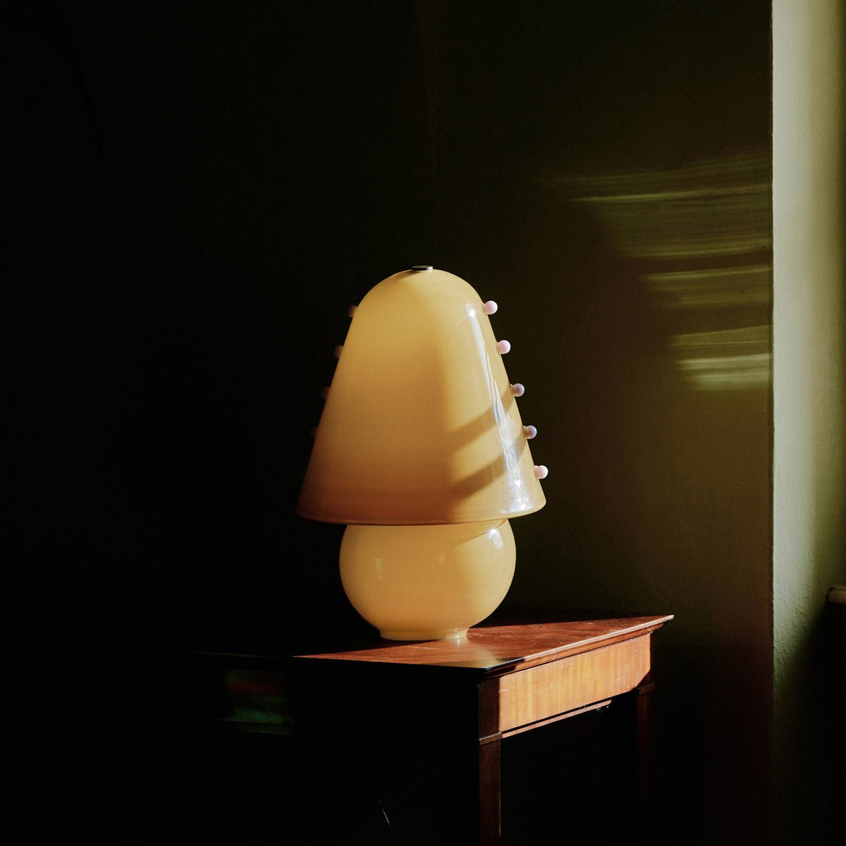 Enzo Contemporary Glass Table Lamp