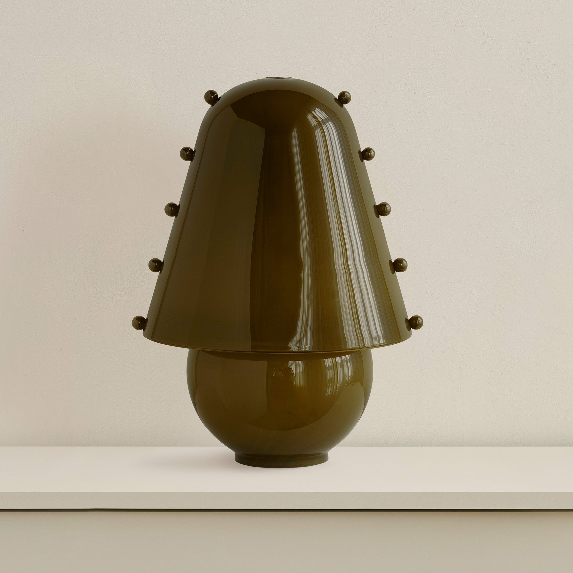 Enzo Contemporary Glass Table Lamp