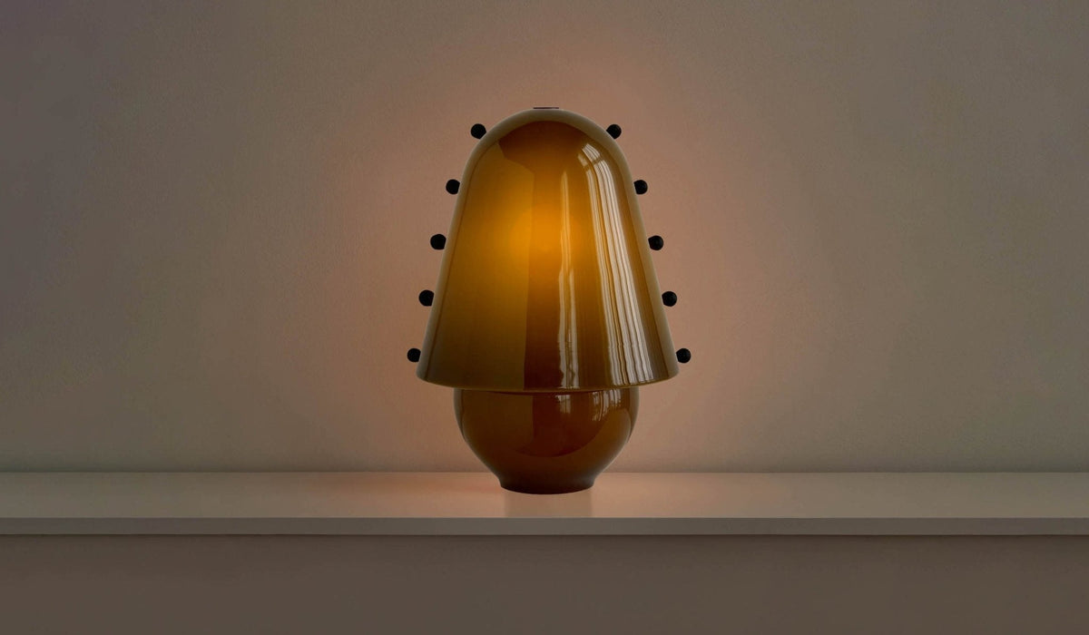 Enzo Contemporary Glass Table Lamp