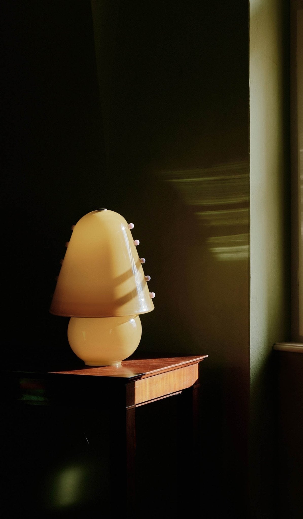 Enzo Contemporary Glass Table Lamp