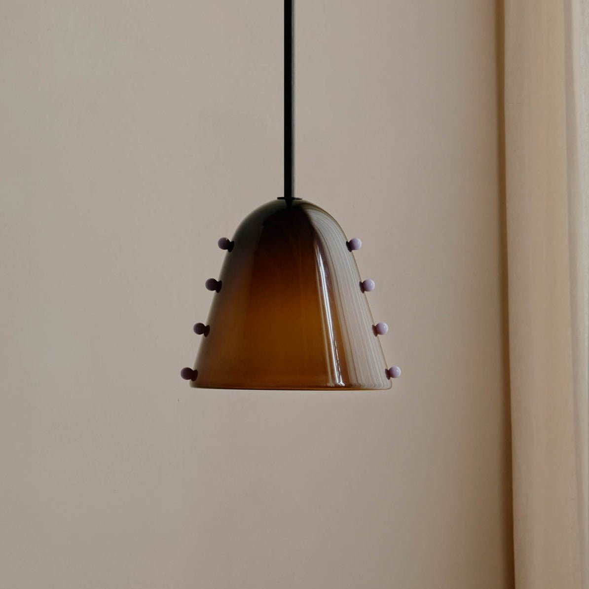 Lola Contemporary Glass Pendant Lamp