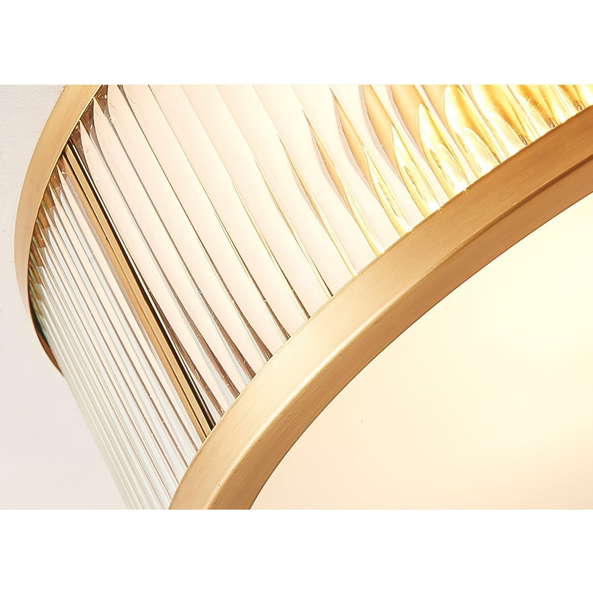Veleriella Brass Glass CeIling Lamp