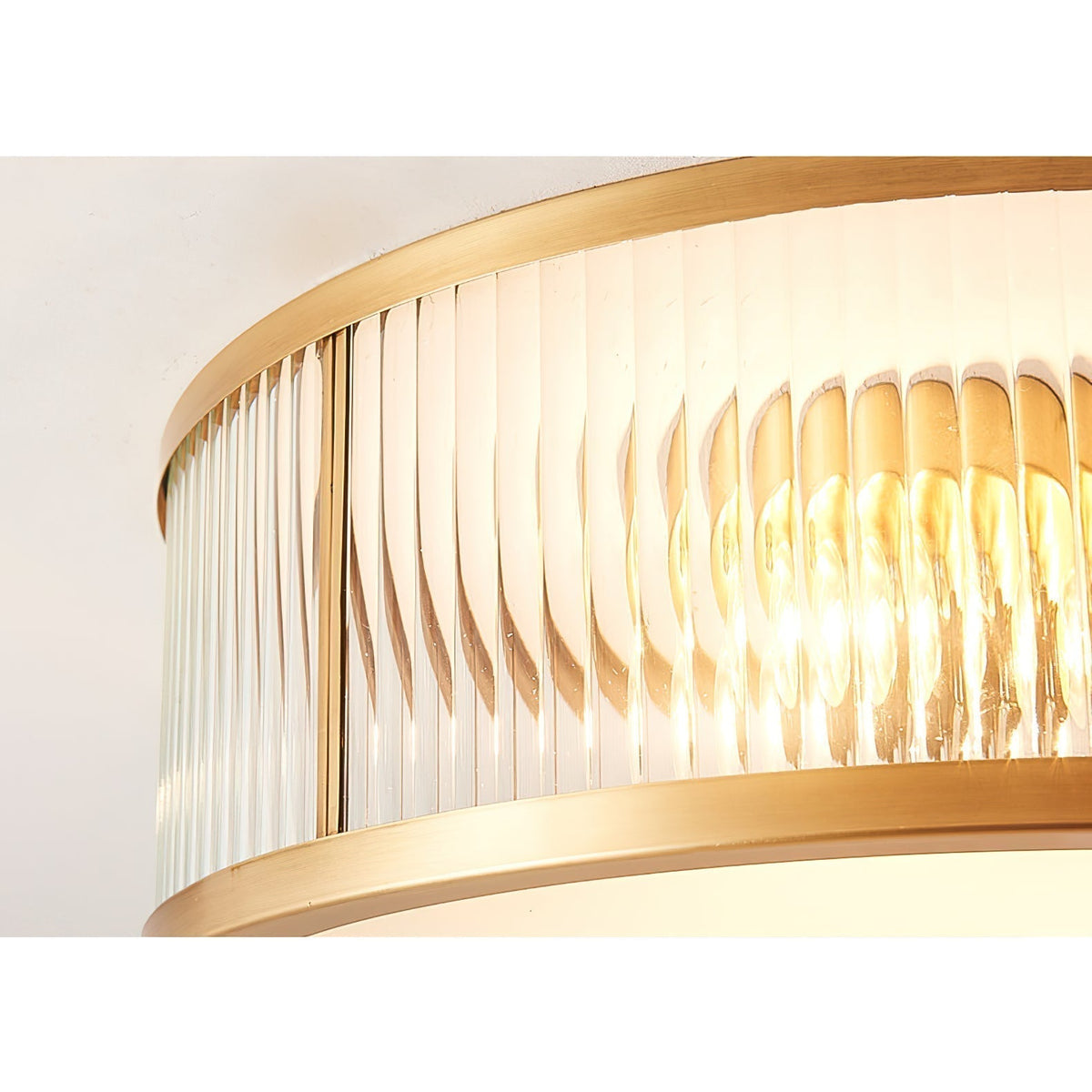 Veleriella Brass Glass CeIling Lamp