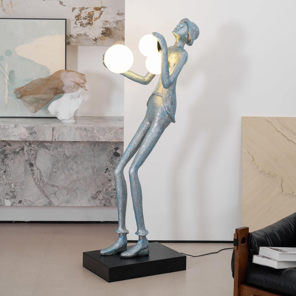 Evlirir Artistic Bronze Floor Lamp
