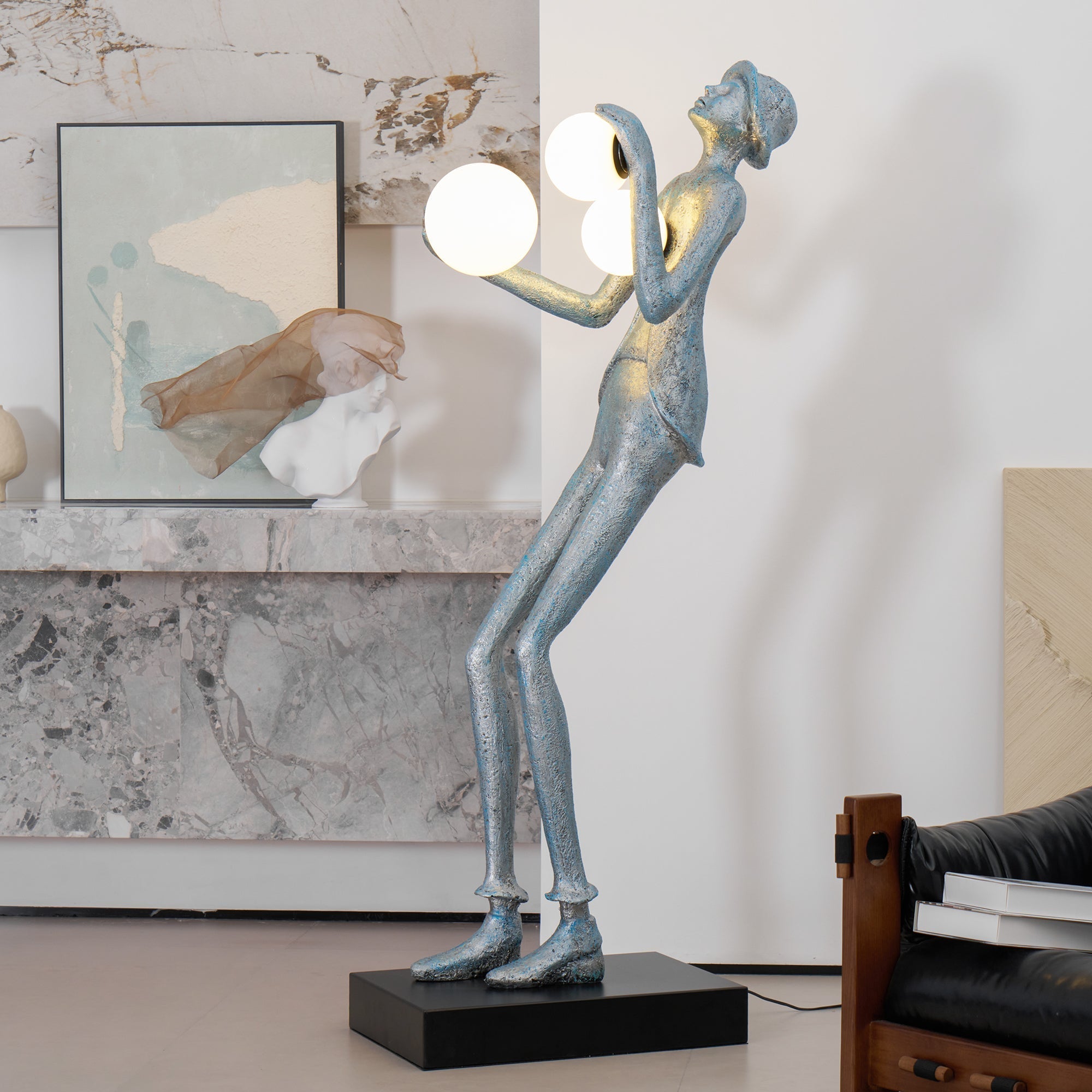 Seloia Gentleman Sculpture Floor Lamp